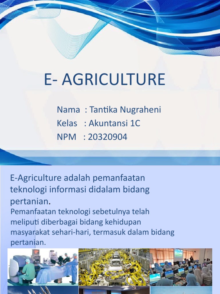 Teknologi di Pertanian | PDF