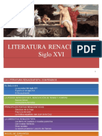 Literatura renacentista: Siglo XVI