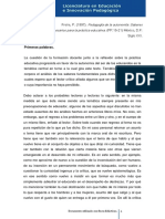 Freire, P. (1997) - Pedagogía de La Autonomía Saberes Necesarios para La Práctica Educativa.