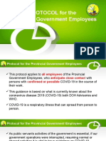 PROTOCOL For The Provincial Government Employees