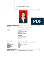 Curriculum Vitae - Febrian Vingky N