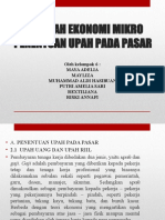 Penentuan Upah Pasar