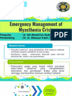 Ppt Emergency Management of Myasthenic Crisis Siti Alimah