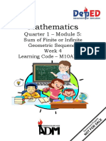 Mathematics: Quarter 1 - Module 5