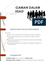 Keberagaman Dalam Organisasi: Pertemuan 10