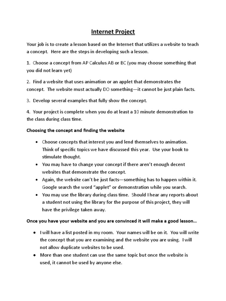 Internet Project | PDF | Libraries | Cognition