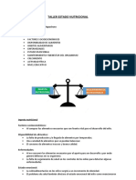 Taller Estado Nutricional