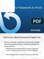 10 Online Passwords To Avoid