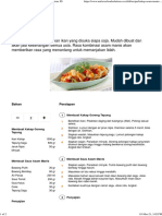 Kakap Asam Manis - Recipe Unilever Food Solutions ID
