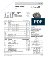 Single Phase Rectifier Bridge: Standard and Avalanche Types