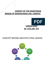 Design Philosophy of The Padestrian Bridge at Navrachana