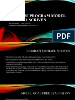 Evaluasi Program Model Michael Scriven