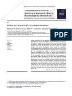 Iodine in Enteral and Parenteral Nutrition