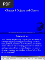 Chapter 8 Objects and Classes