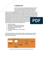 Relay Proteksi Generator: Gambar. Bagan Generator Dengan Mesin Penggerak Dan Medan Penguat