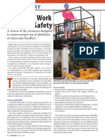Personnel Work Platform Safety: Cover Story