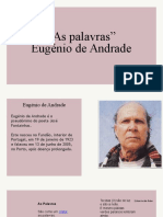 As palavras -Eugénio de Andrade