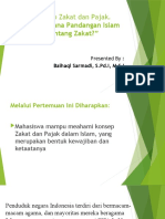 Konsep Zakat Dan Pajak. "Bagaimana Pandangan Islam Tentang Zakat"