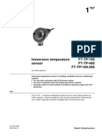 9898 - Immersion Temperature Sensor FT-TP - 100 FT-TP - 400 - en