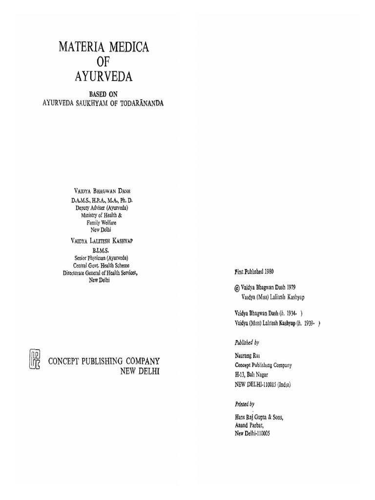 Materia Medica | PDF