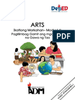 Arts2 - Q3 - Mod4 - Paglilimbag Gamit Ang Mga Bagay Na Gawa NG Tao