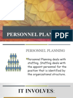 Personnel Planning