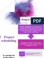 Project Schedulng