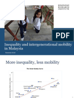 (15 Jan) Inequality & Intergenerational Social Mobility in Malaysia - by Jarud Romadan Khalidi