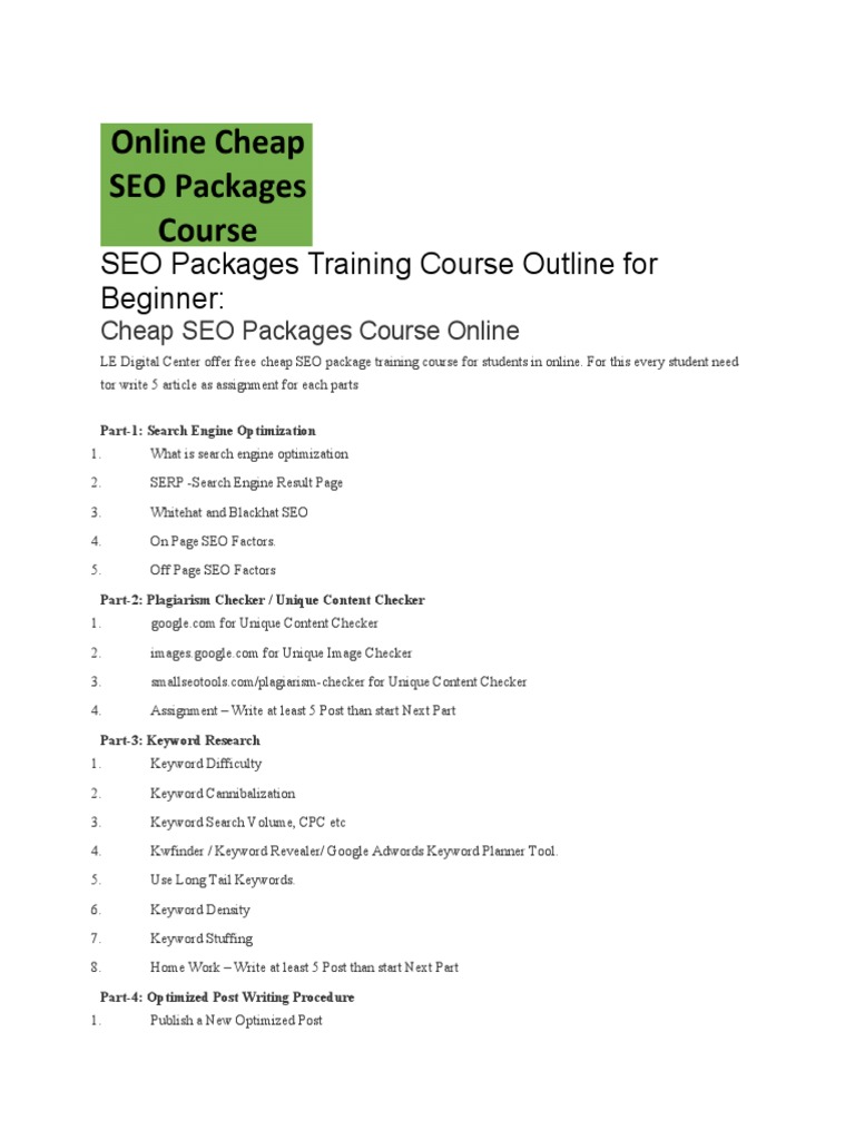 SEO Basics for Students | PDF | Search Engine Optimization | Data ...