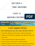 Section 4 Electric Motors Unit 19 Motor Controls