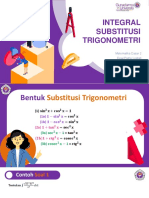 Pertemuan 5 - Integral Substitusi Trigonometri