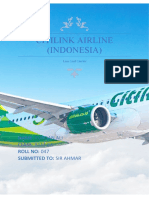 Citilink Airline (Indonesia) : Name: Furqan Ali Class: Bam-8A ROLL NO: 047 Submitted To: Sir Ahmar