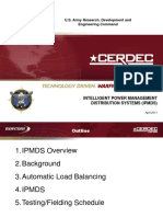 U.S. Army Research, Development and Engineering Command: Intelligent Power Management Distribution Systems (Ipmds)