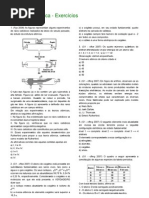 EXERCICIOS PARA PROVA QUIMICA