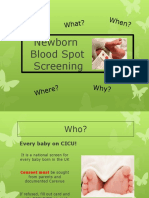 Newborn blood spot screening essentials