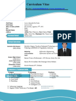 Curriculum Vitae: Personal Detail Formal Education