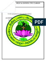 Split and Joining Two Tables