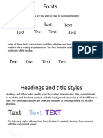 Fonts