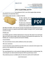 Hdpe Floating Jetty: Sorbus Marine International PVT LTD