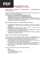 Insegnare l’Italiano Come Seconda Lingua-In Sintesi