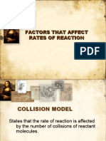Factors Affecting The Rate of Chemical Reacction