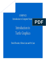 Introduction To Turtle Graphics