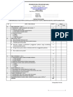 Ceks List Memfasilitasi Penggunaan Pakaian