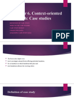 Chapter 6. Context-Oriented Research: Case Studies