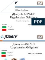 jQuery ile ASP.NET Uygulamaları Geliştirme