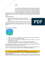 International Flow of Funds: Learning Objectives