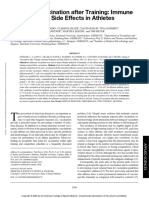 Timing of Vaccination After Training: Immune Response and Side Effects in Athletes