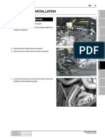 Removal and Installation: Coolant Hose (Inlet/Outlet)