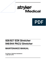 Stryker 926,927,944,946 Stretcher - Service Manual