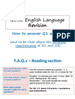 GCSE English Language: Revision